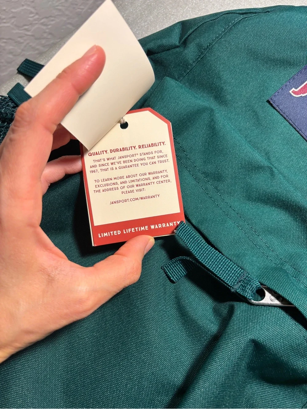 JanSport Deep Juniper Teal Green Classic Backpack